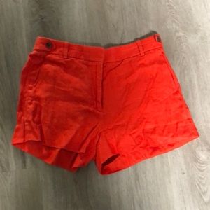 J. Crew shorts, bright red, size 2
